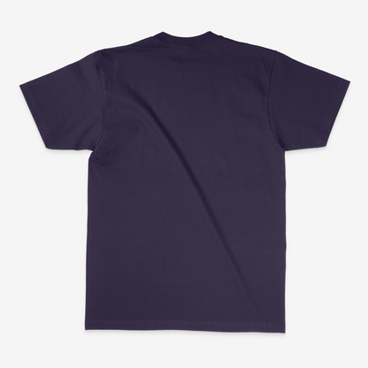 Back of navy tshirt